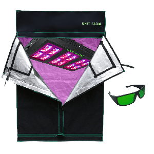 UFO-120 Led Grow Light and Grow Tent 2x4x6ft (120x60x180cm) only stock in Canada 